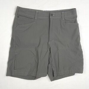 Wrangler ATG Outdoor Performance Shorts Mens 38 Gray Stretch Hiking Outdoor